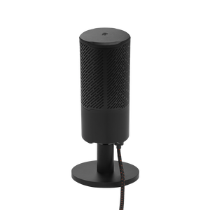 JBL Quantum Stream - Black - Dual pattern premium USB microphone for streaming, recording and gaming - Back